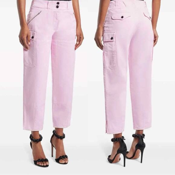 Tom Ford NWT Women's Tapered Cargo Pants Pink EU Sz 42 - Picture 1 of 12